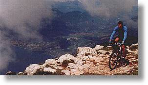 auf dem Mte. Altissimo mit Blick nach Riva